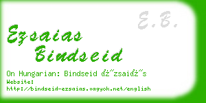 ezsaias bindseid business card